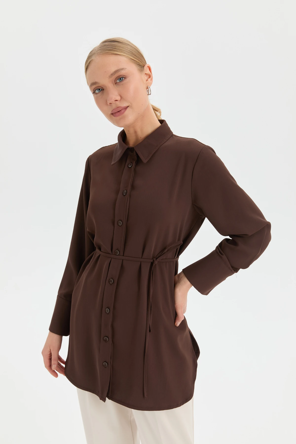 Classic Krep Gömlek