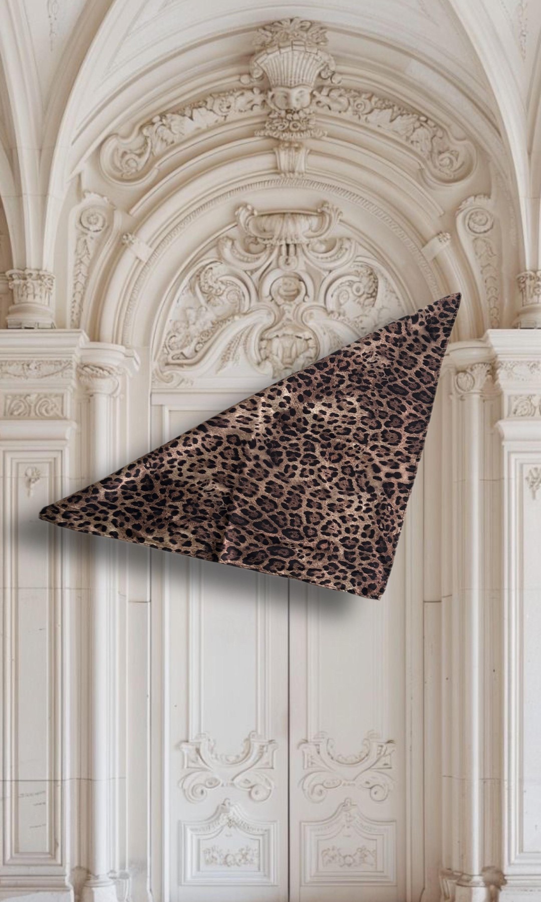 Leopar Desenli Fular
