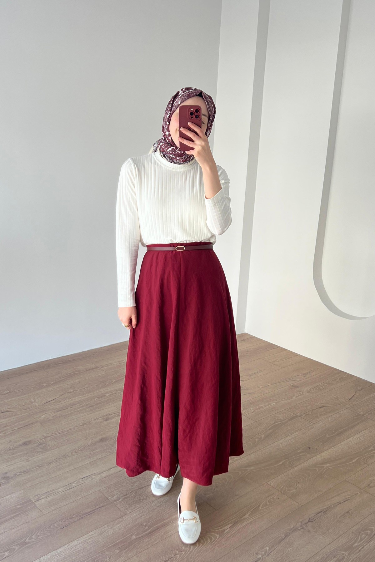 Balon Etek Bordo