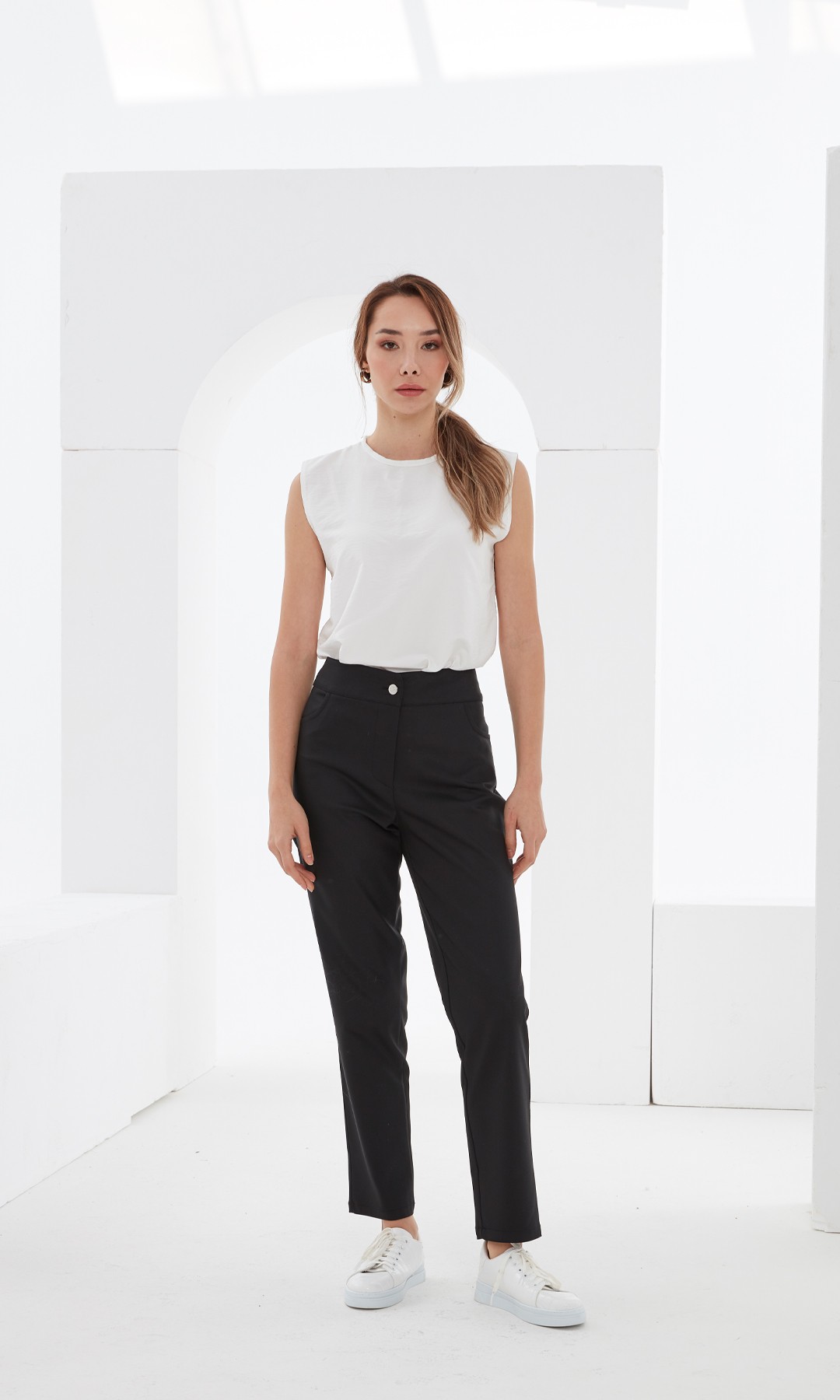 Gabardin Pantolon Siyah
