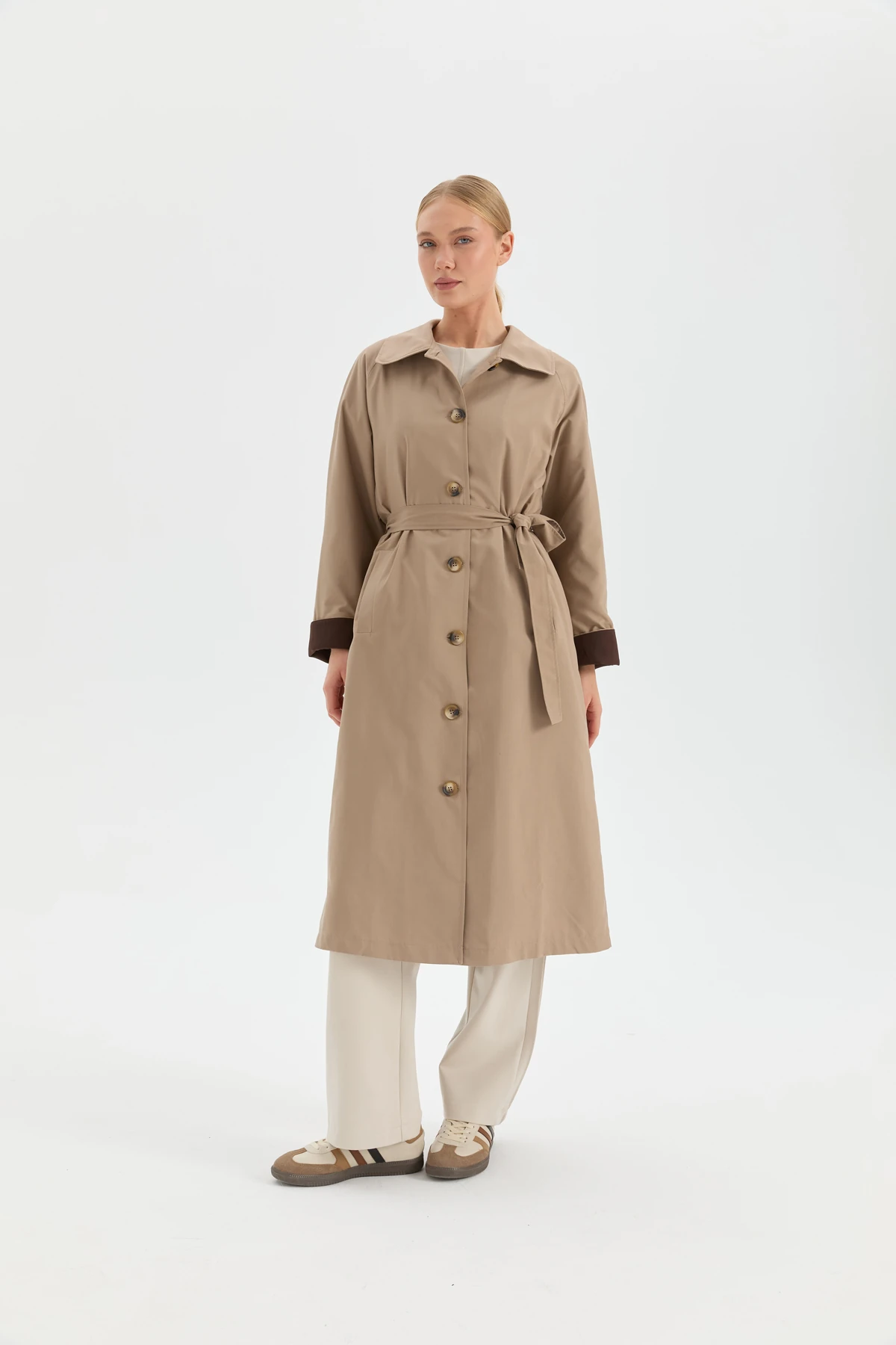 Garnili Trençkot - Latte