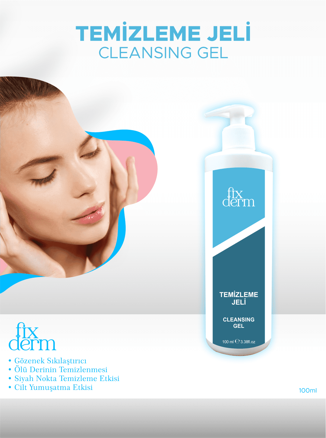 Fixderm Temizleme Jeli 100 Ml