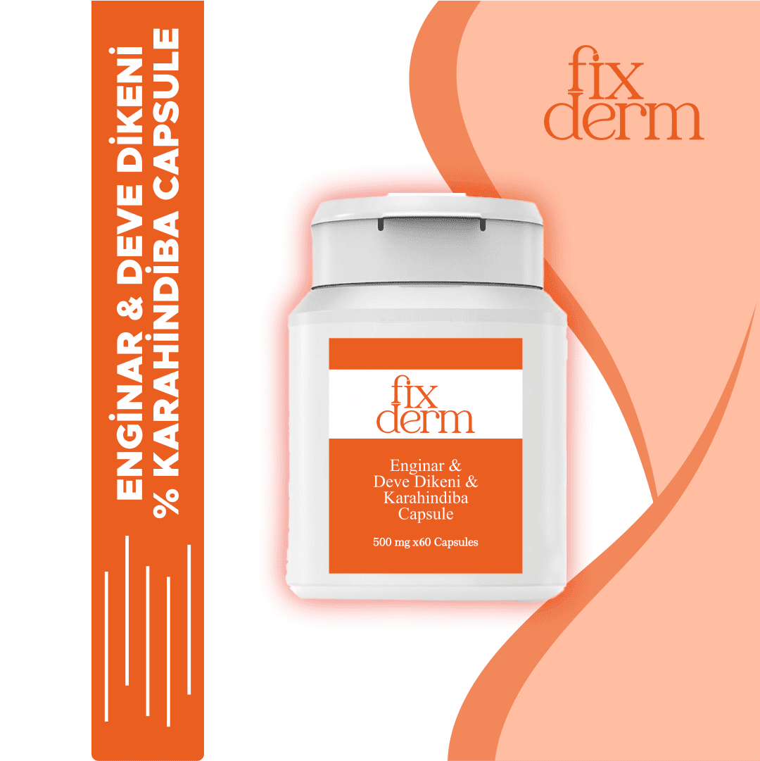 Fixderm Enginar & Deve Dikeni & Karahidiba Ekstraktı 60 Softgel Capsules