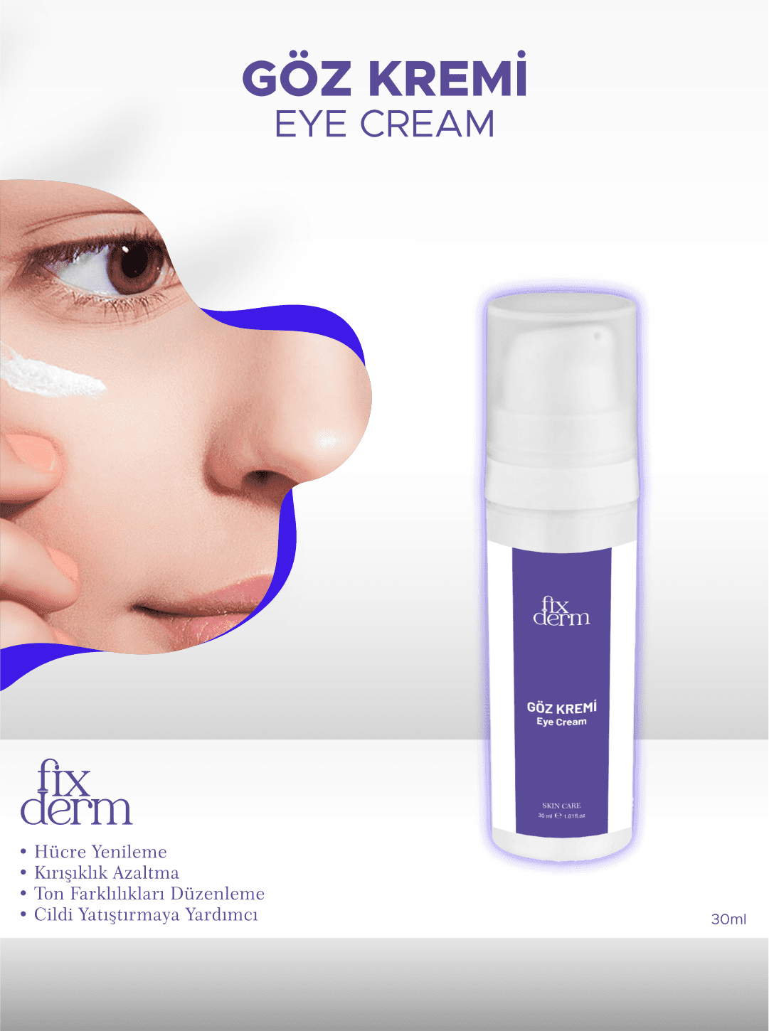 Fixderm Göz Kremi 30ml