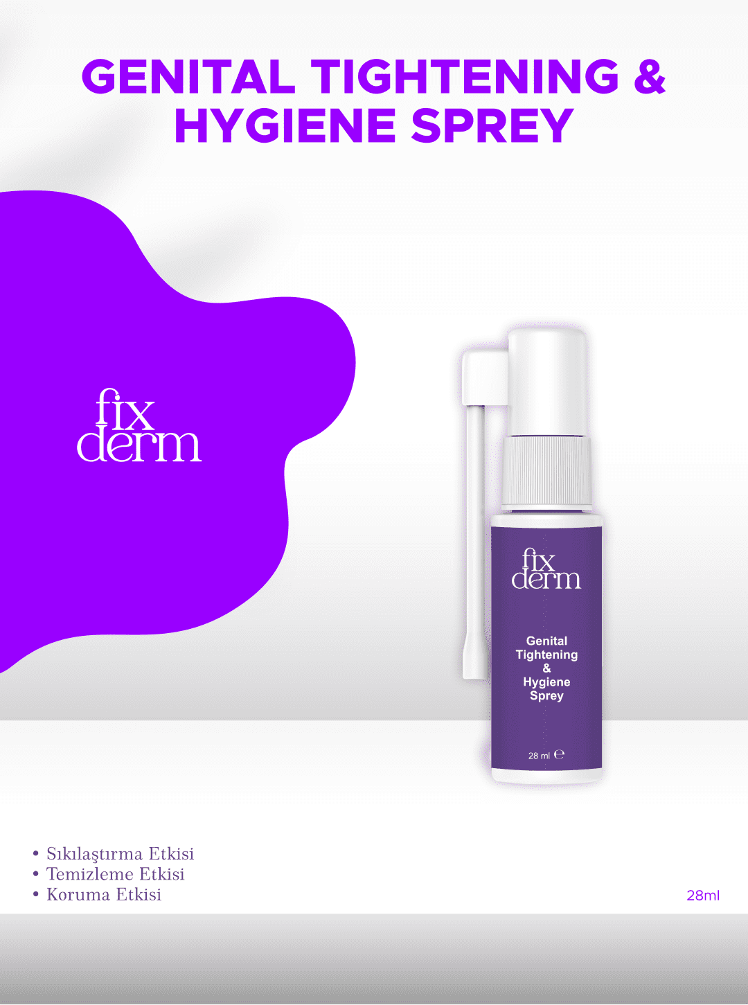 Fixderm Genital Tightening Sprey 28ml