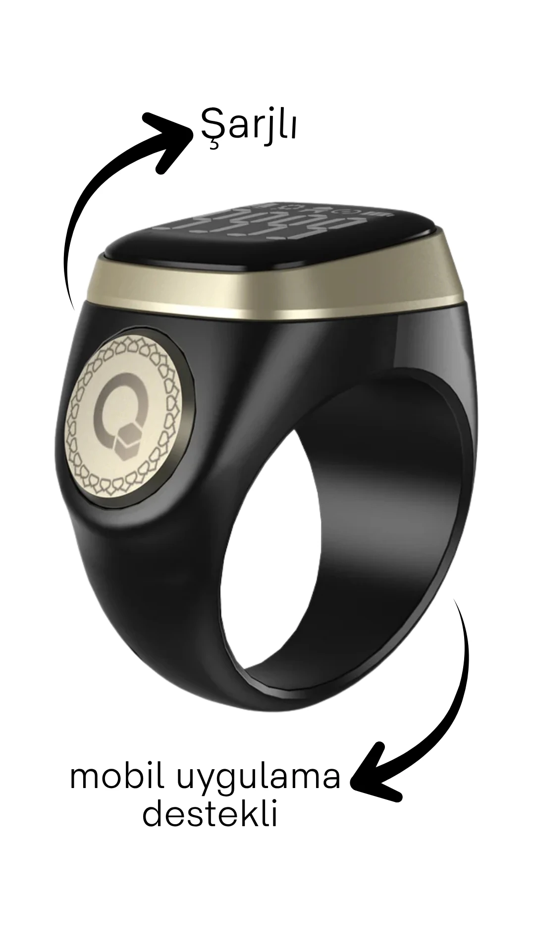 Dijital Zikirmatik Mobil Uygulama Destekli ve Alkolsüz Parfümlü 2'li Set