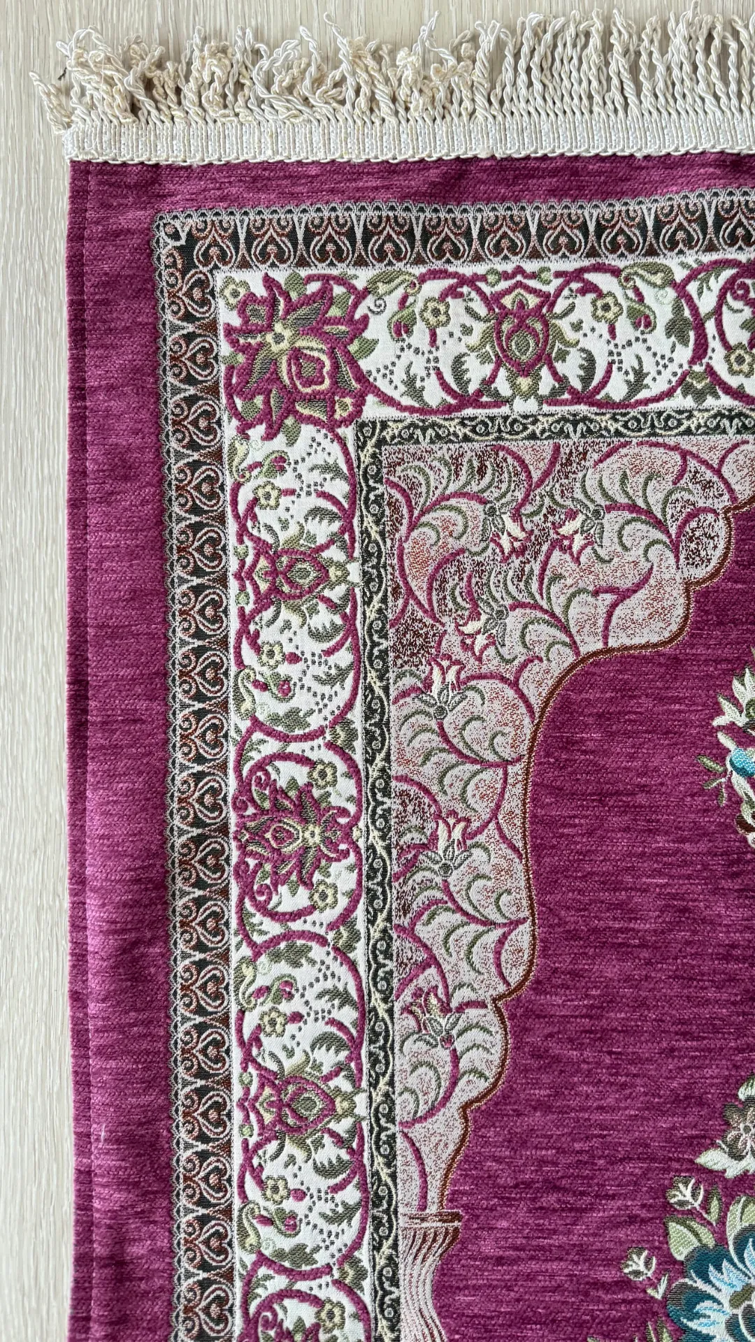 Gül Şönil Seccade - Mor