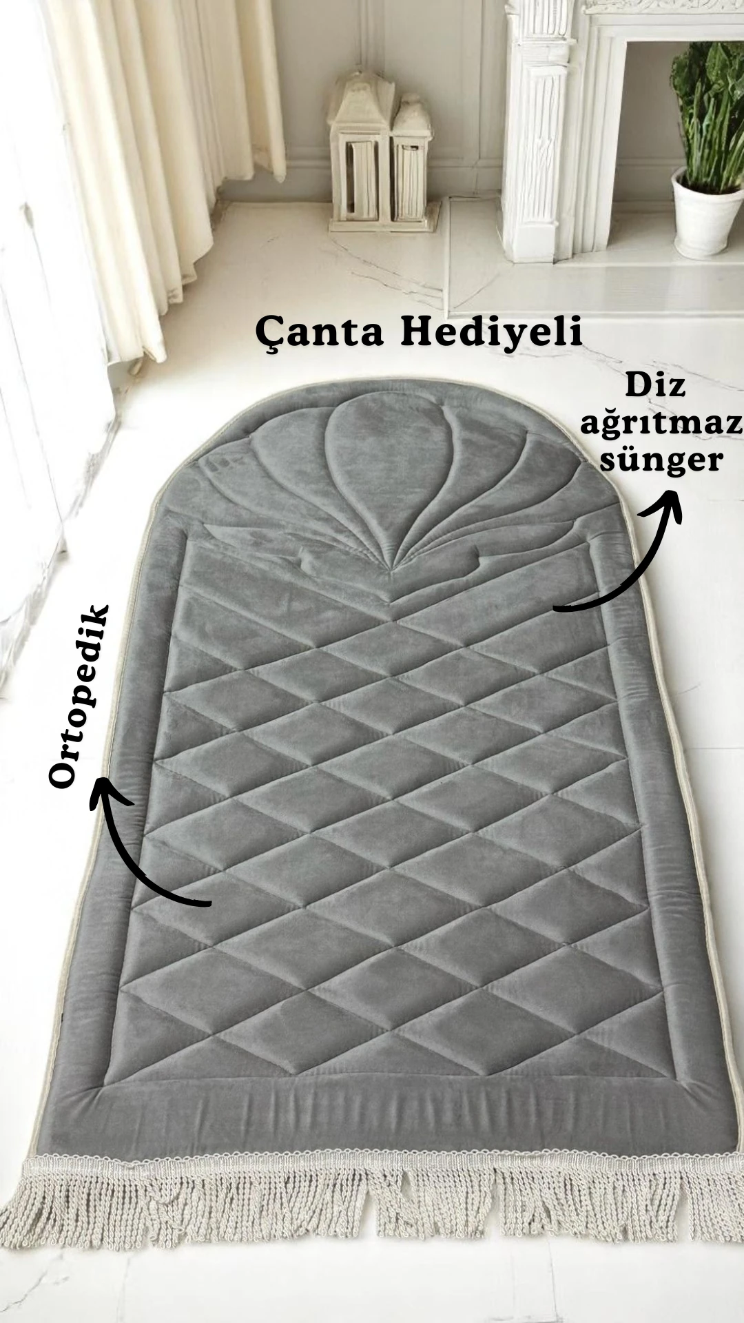 Lina Ortopedik Seccade - Gri