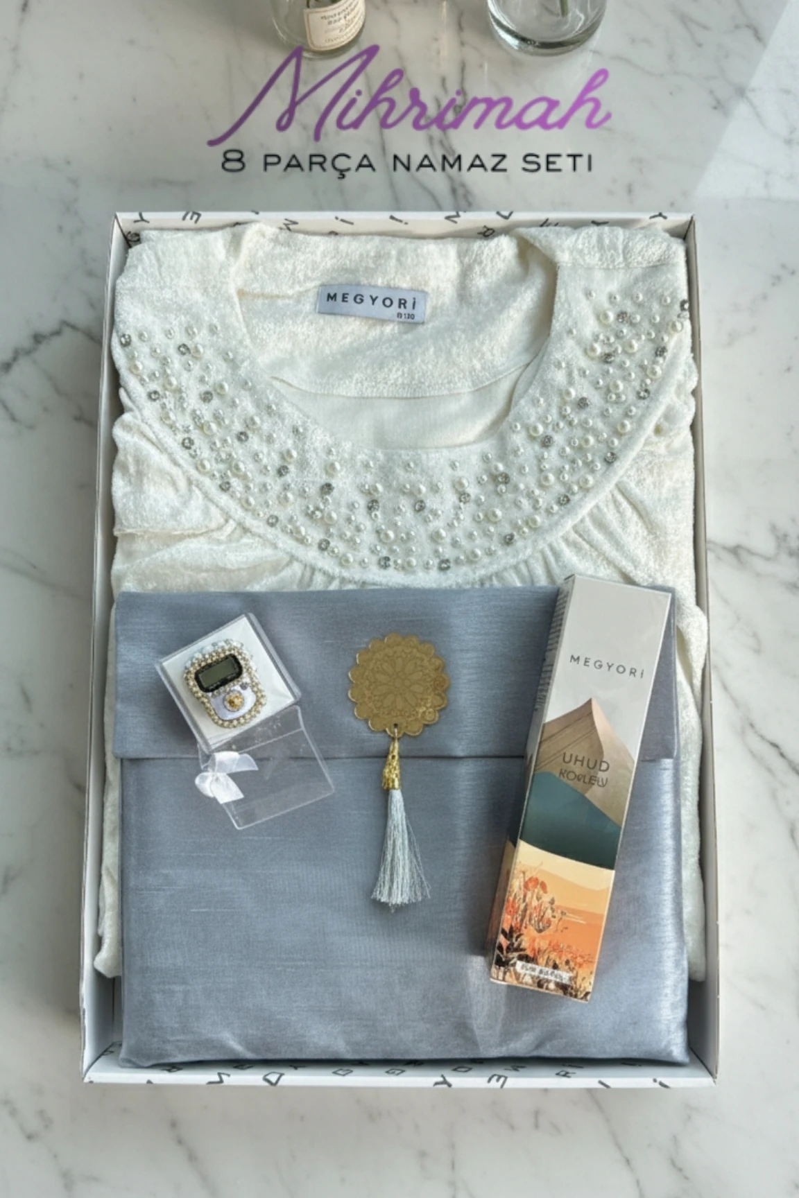 Mihrimah 8 Parça Namaz Elbisesi Seti