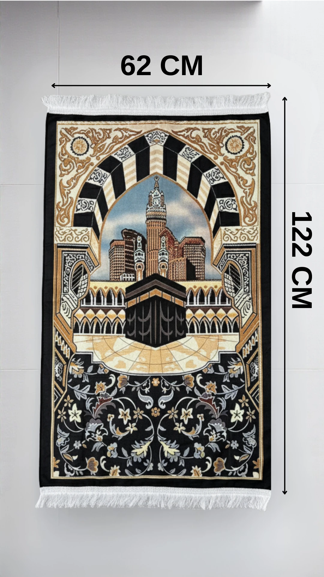 Kabe Kapısı Yetişkin Boy Seccade Cüzdan Hediyeli - Harem