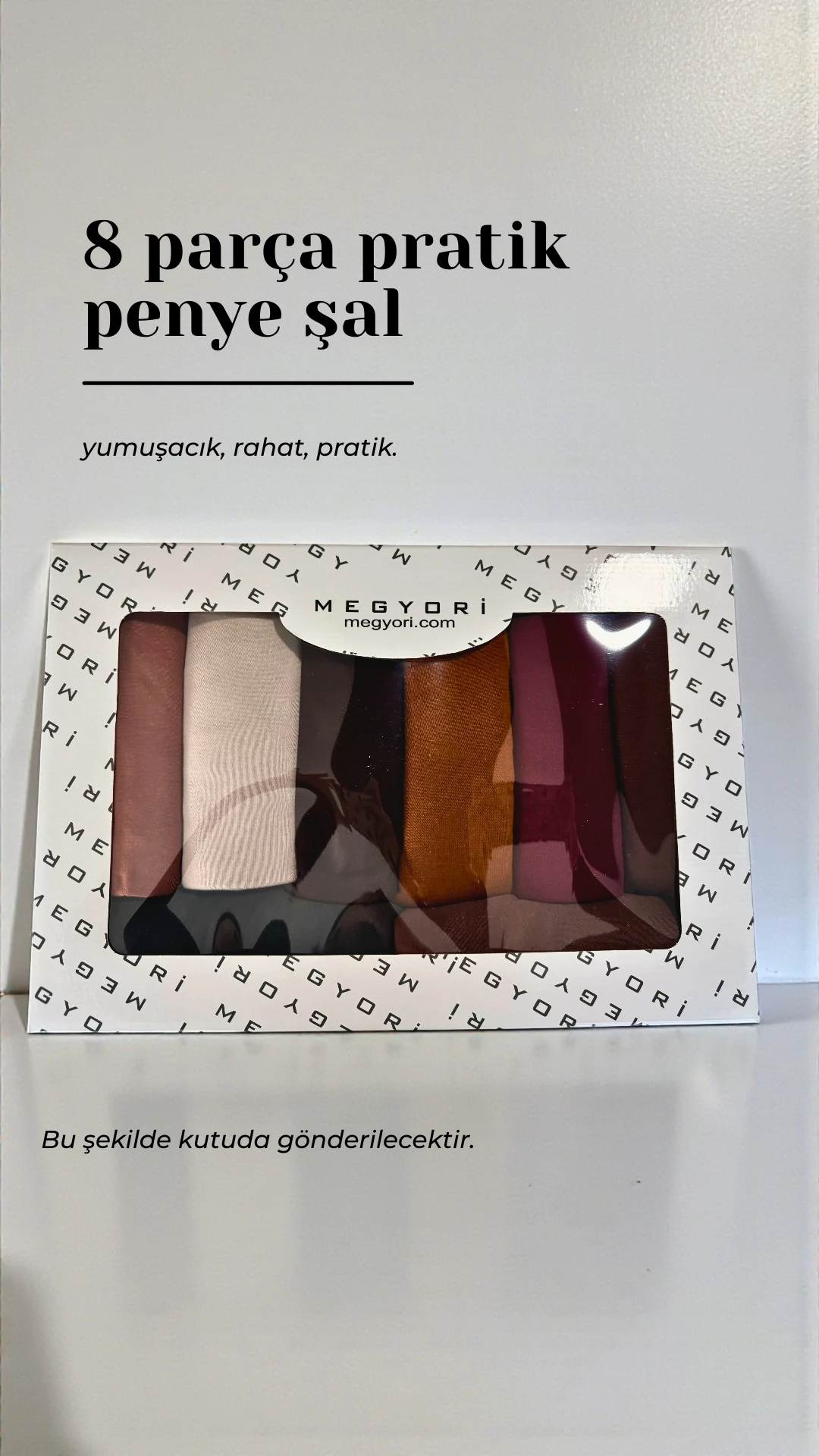 8 Parça Penye Şal Seti