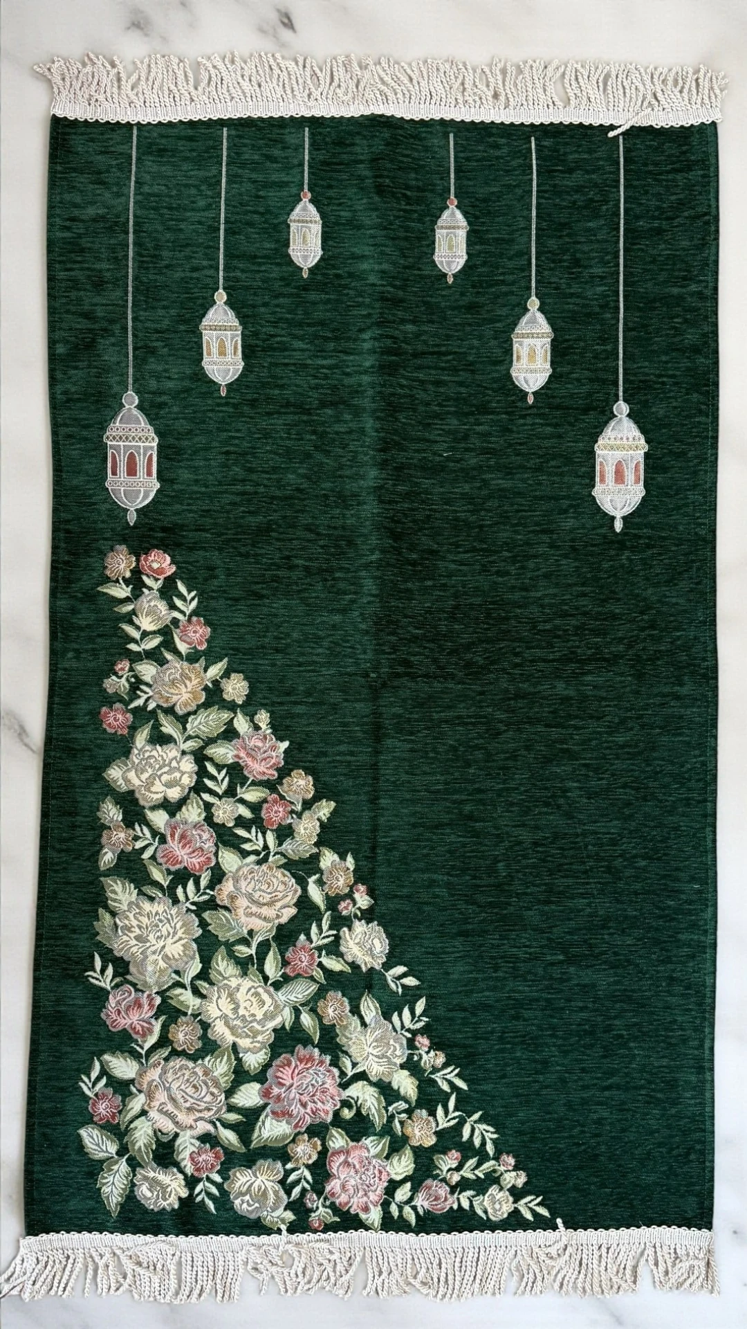 Kandil Şönil Seccade - Zümrüt Yeşili