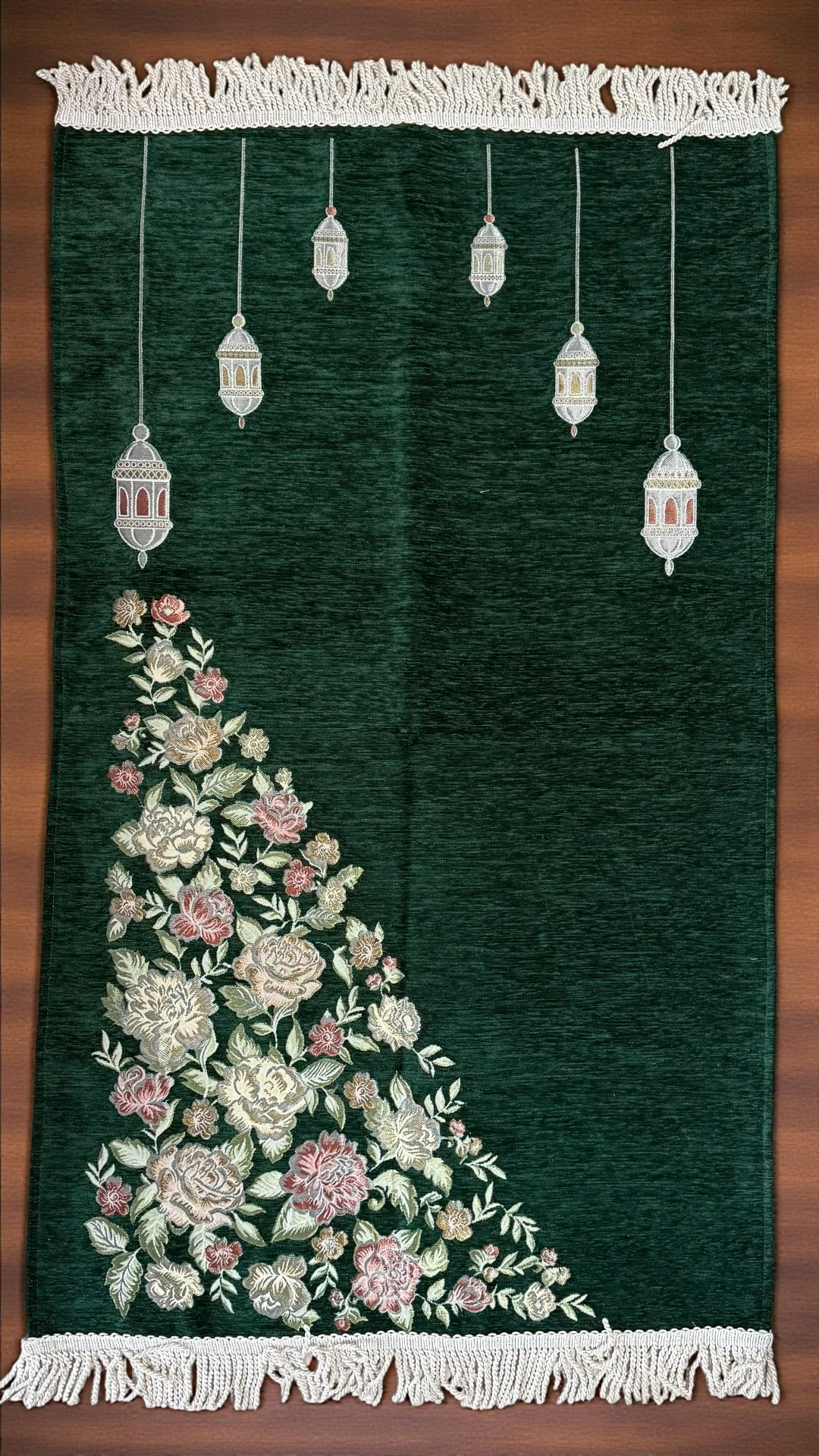 Kandil Şönil Seccade - Zümrüt Yeşili