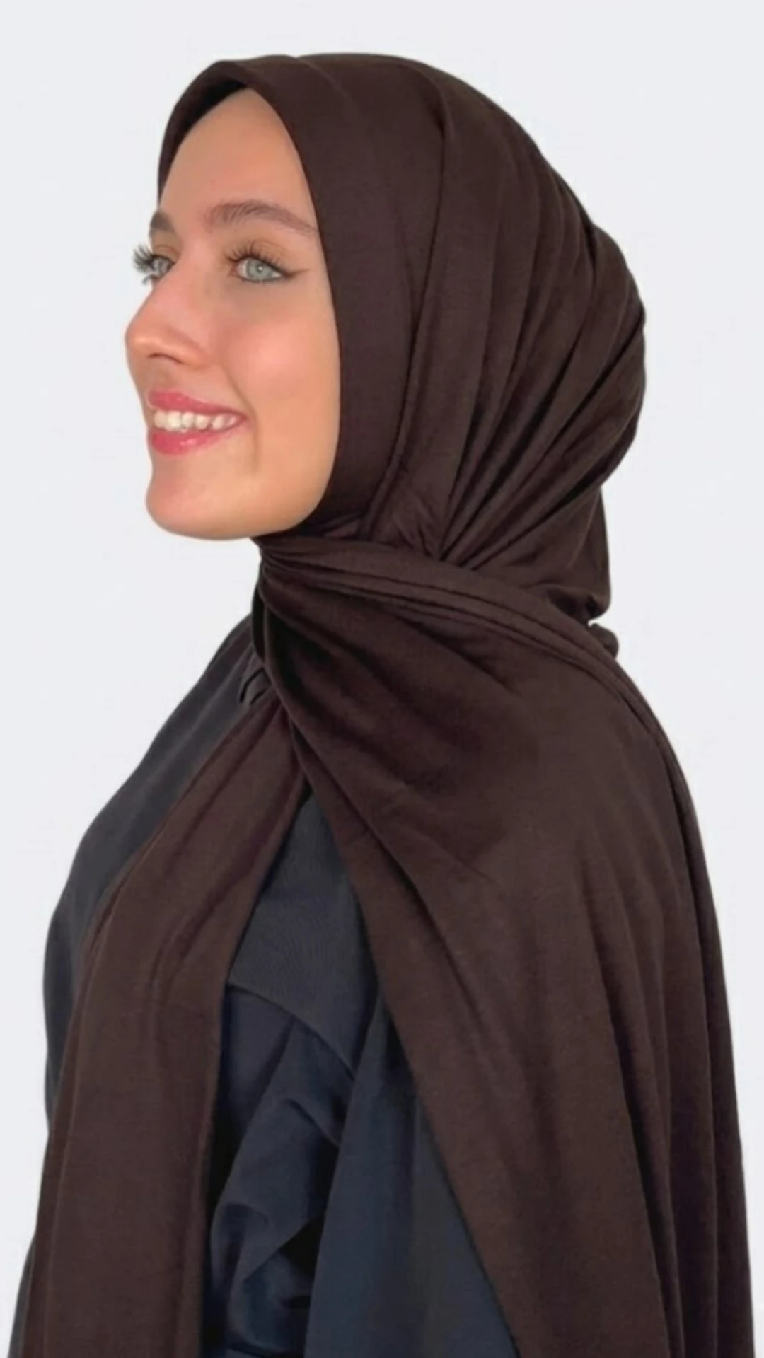 Hazır Pratik Penye  Şal  - Acı Kahve