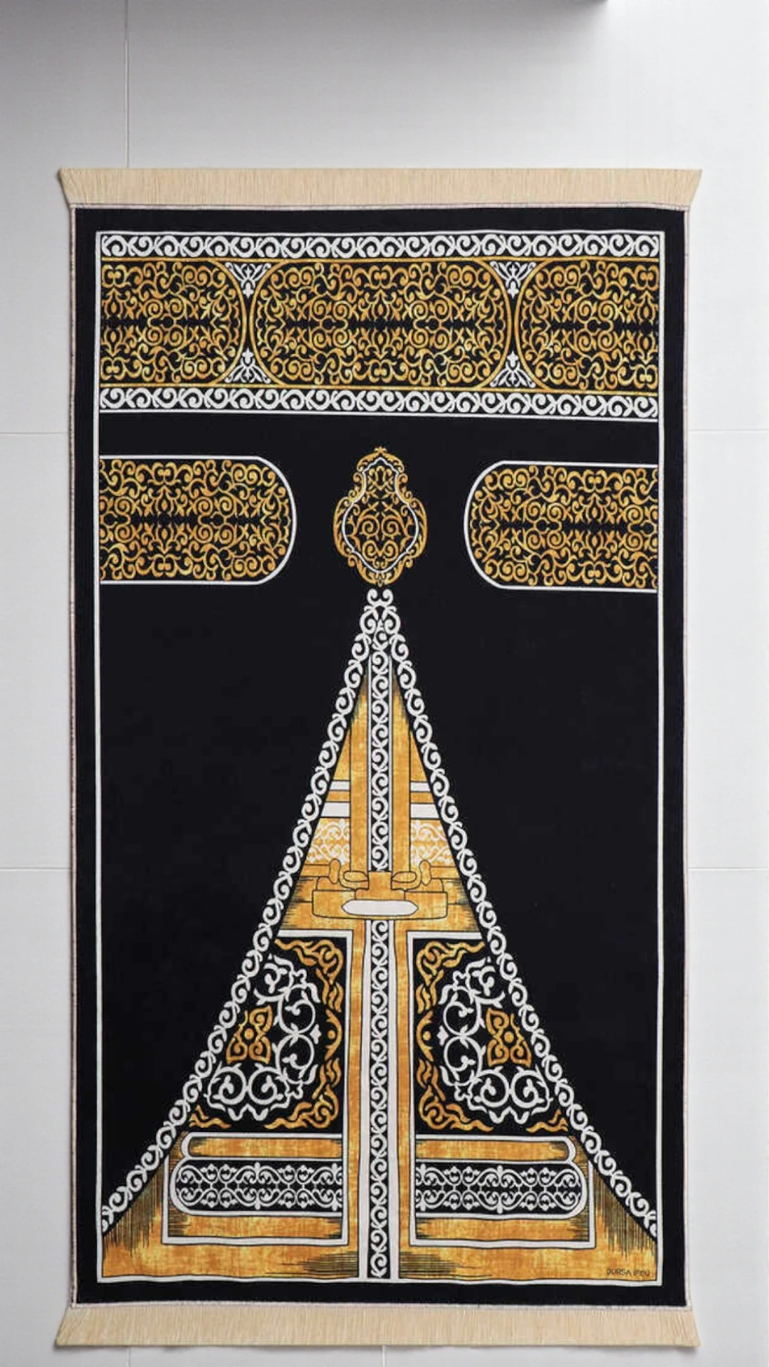 Kabe Kapısı Yetişkin Boy Seccade Cüzdan Hediyeli