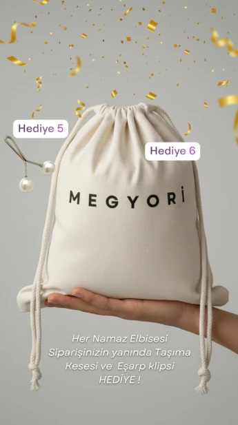 Mihrimah 8 Parça Namaz Elbisesi Seti