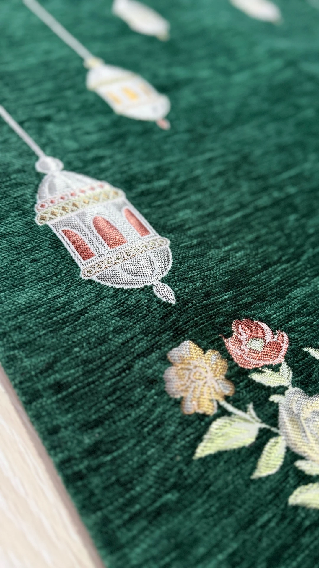 Kandil Şönil Seccade - Zümrüt Yeşili