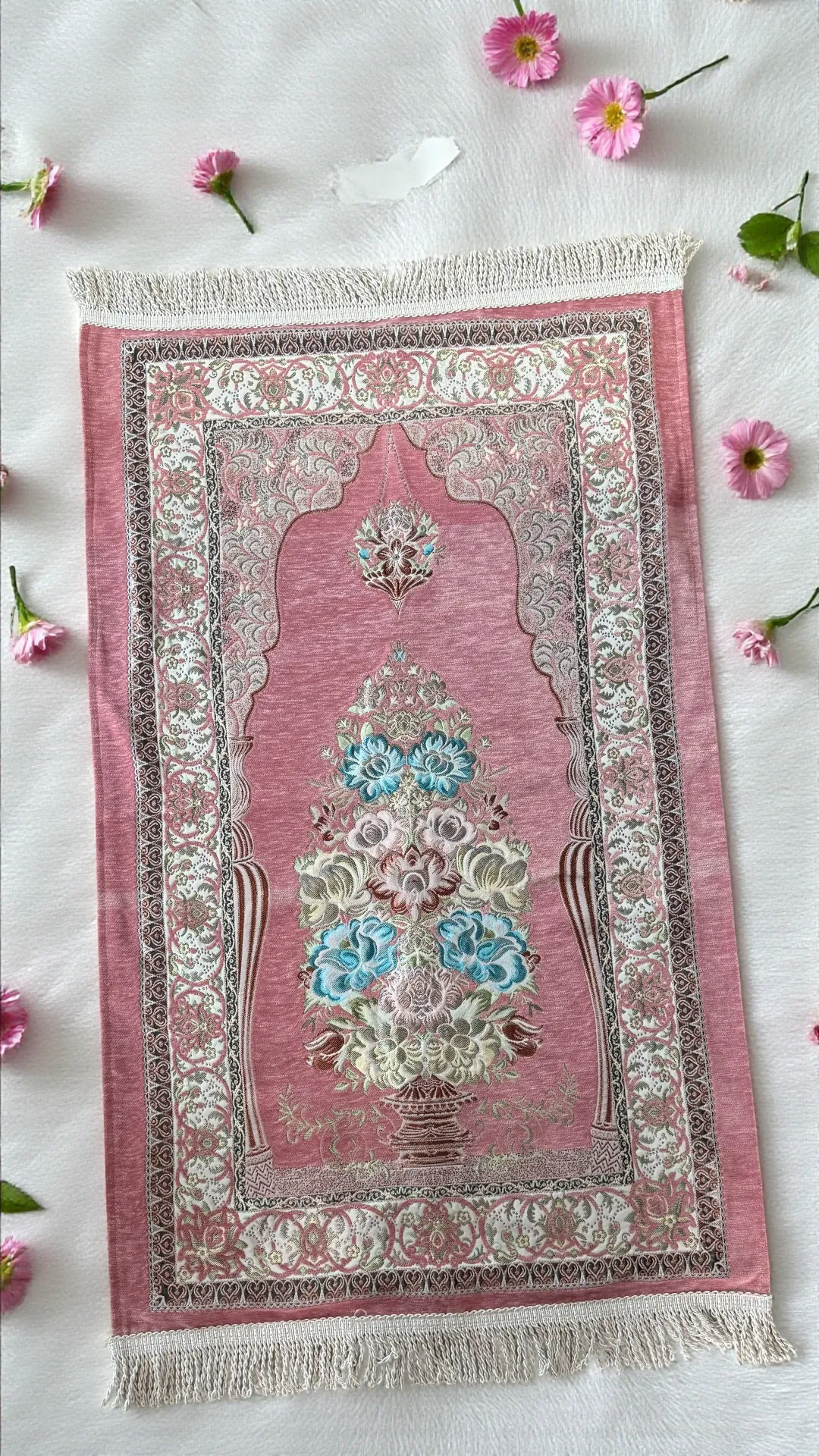 Gül Şönil Seccade - Pembe