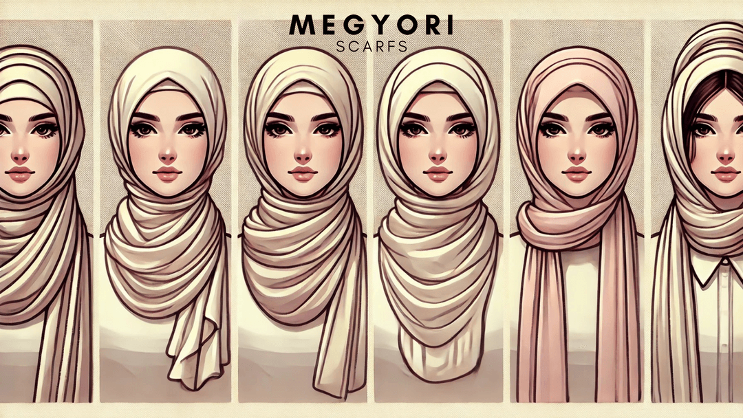 Megyori Oval Yüz Şekline Uygun Şal Modelleri