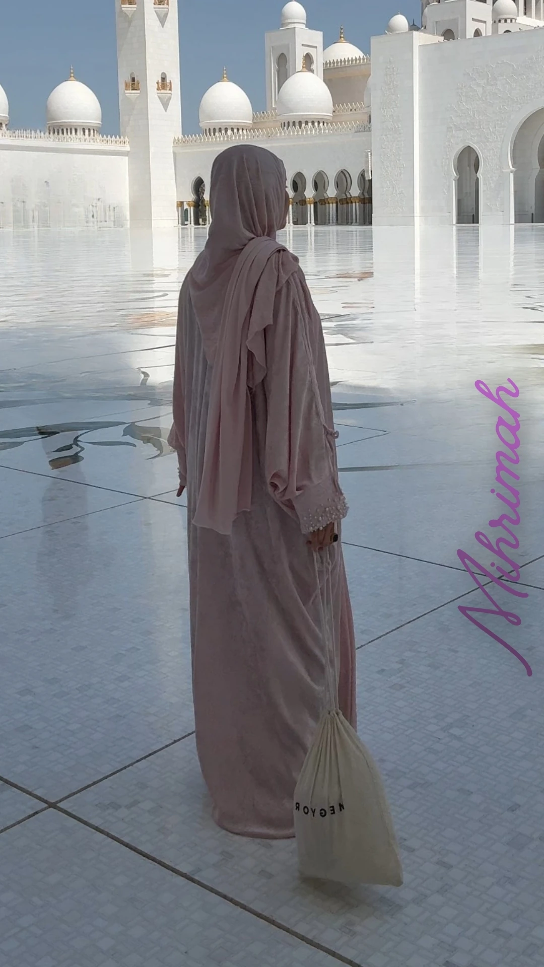 Mihrimah 8 Parça Namaz Elbisesi Seti 