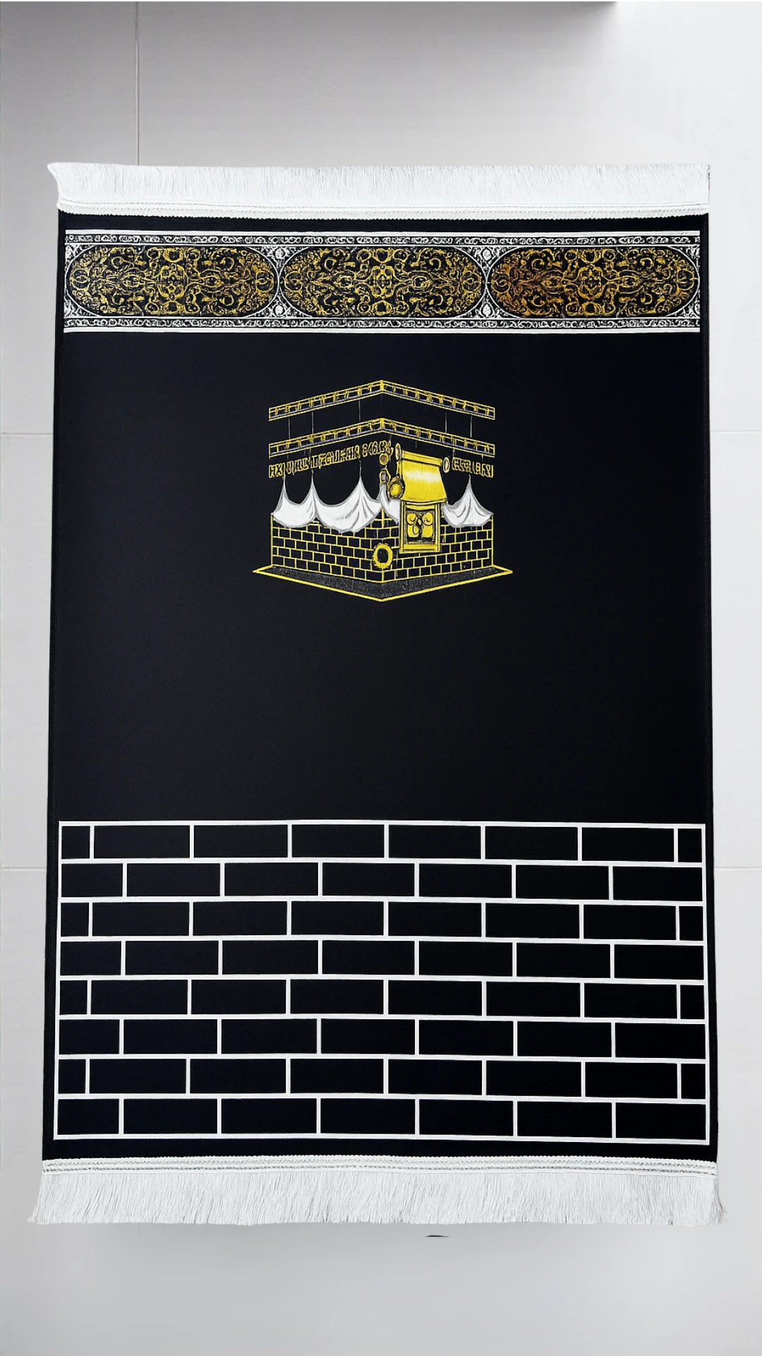 Kabe Kapısı Yetişkin Boy Seccade Cüzdan Hediyeli - Kabe