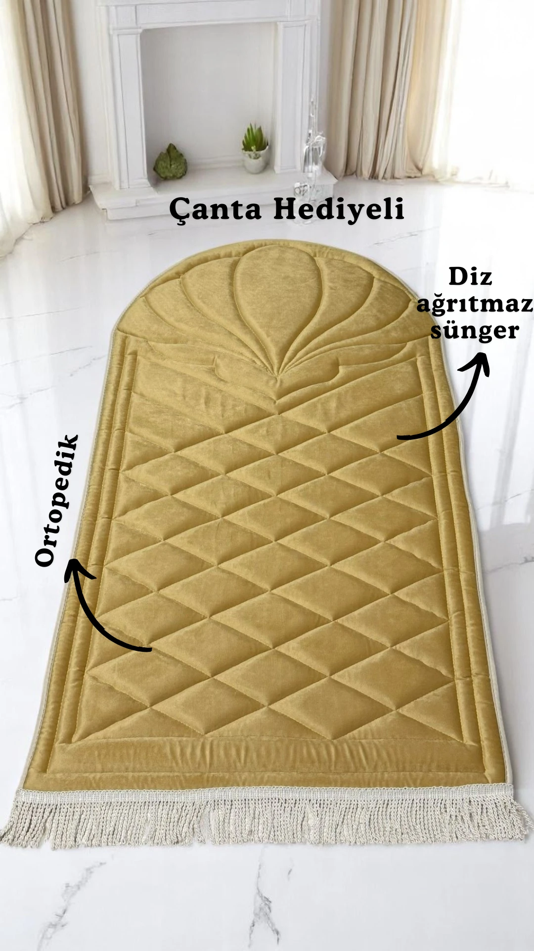 Lina Ortopedik Seccade - Altın