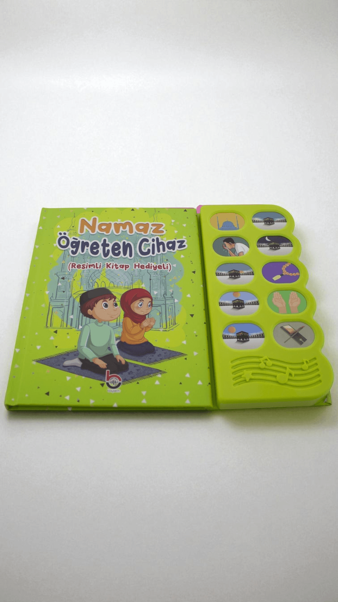 Namaz Öğreten akıllı sesli ve resimli kitap - Yeşil