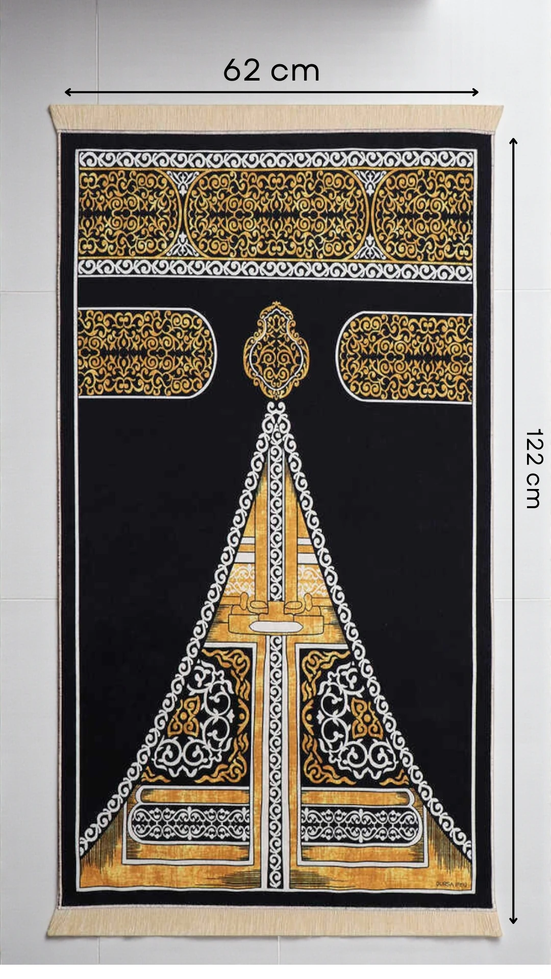 Kabe Kapısı Yetişkin Boy Seccade Cüzdan Hediyeli
