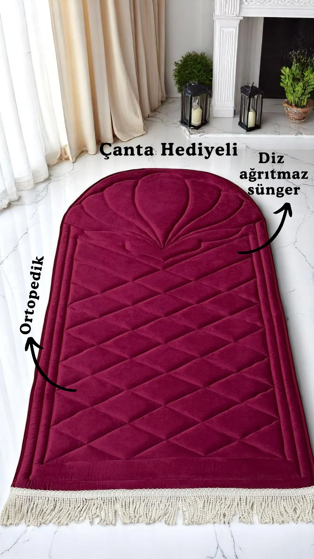 Lina Ortopedik Seccade - Gül Kurusu