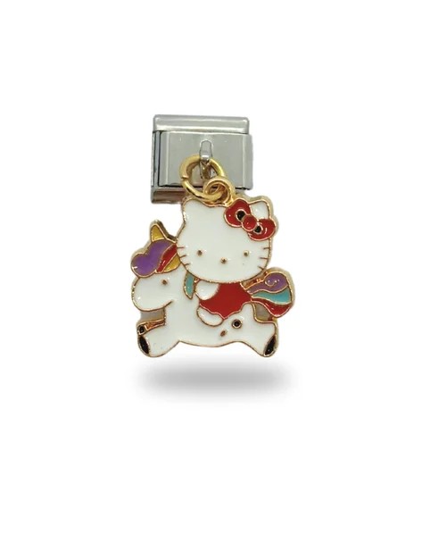 Sallantılı Unicorn Üstünde Hellokitty Nomi Charm