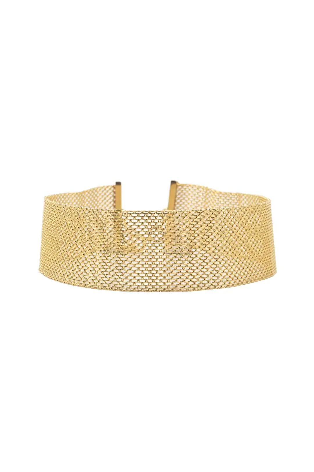 Gold Mesh Chain Choker