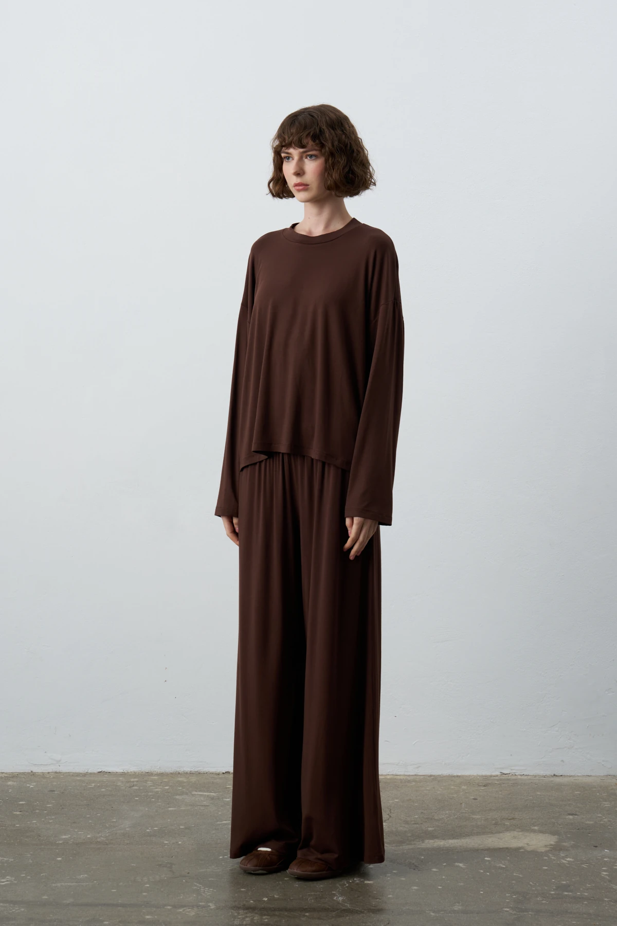 BELLA UZUN KOLLU KISA FORM BLUZ