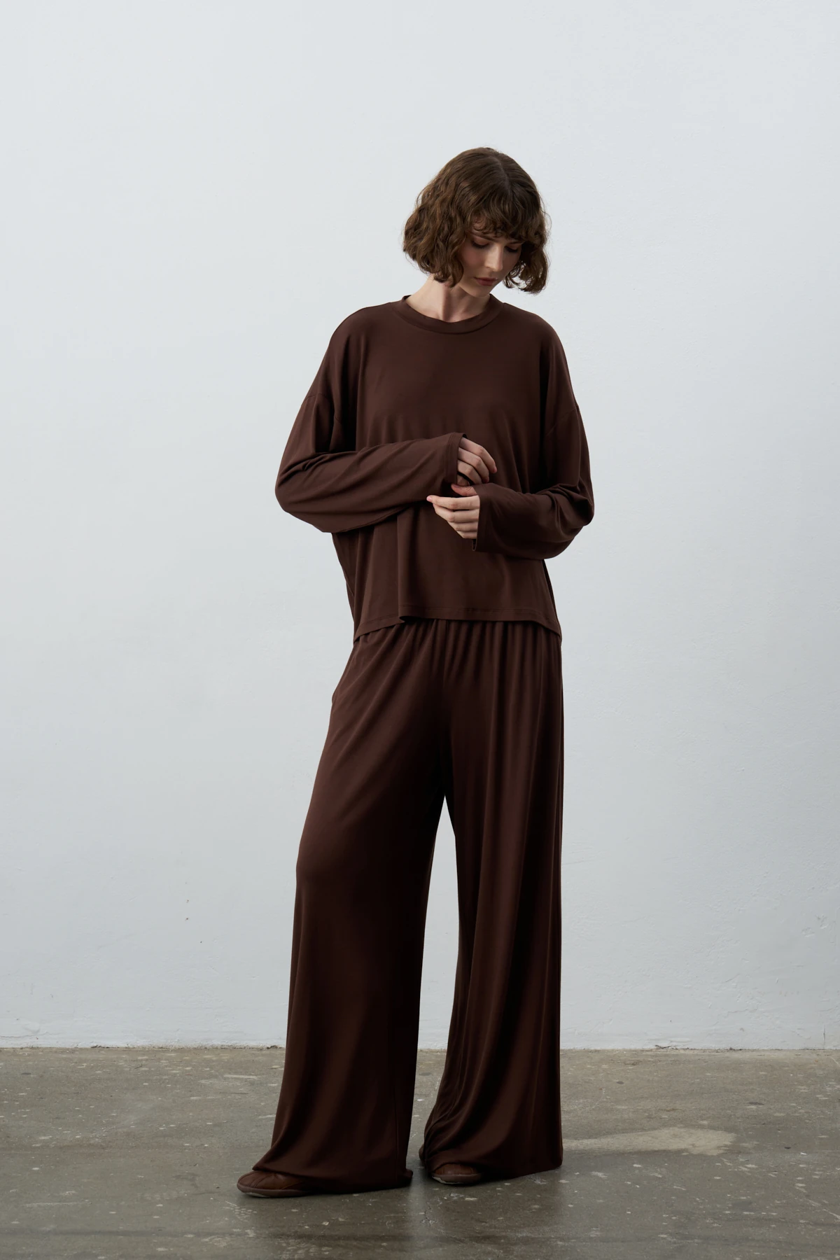 BELLA UZUN KOLLU KISA FORM BLUZ