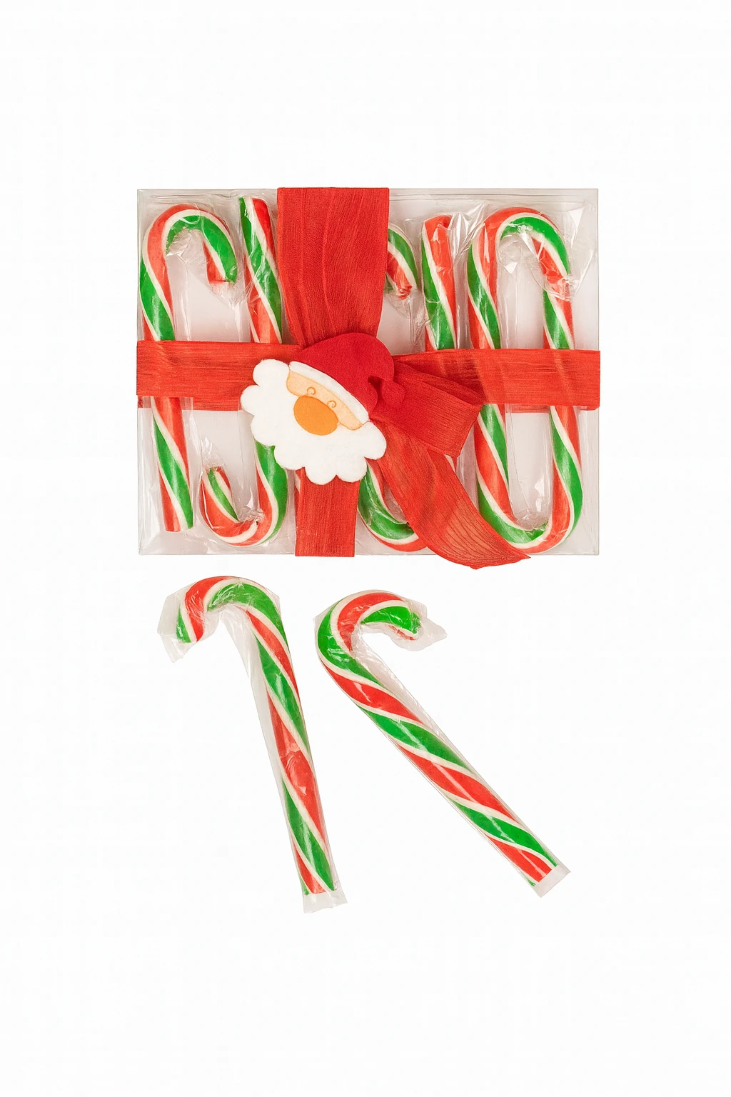 CandyZoo Yılbaşı 6lı Baston Şeker Hediye Kutusu