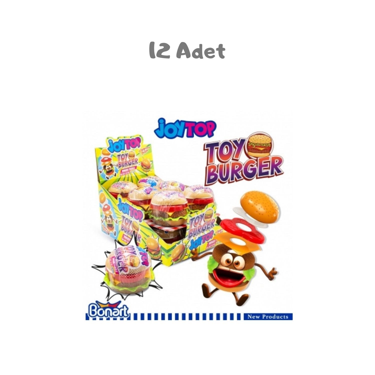 Joytop Toy Burger 10g 12 Adet