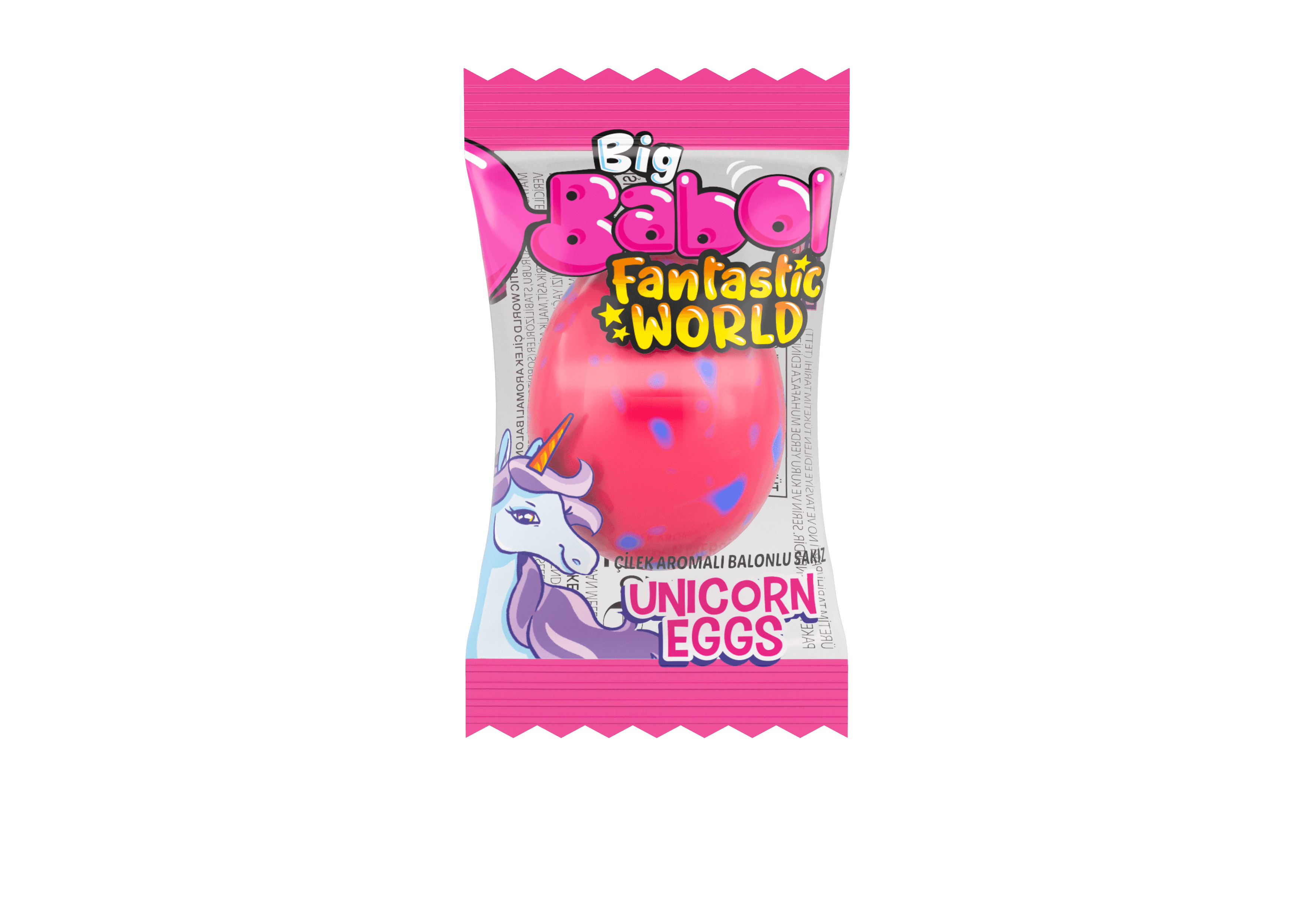 Big Babol Fantastic World Unicorn Eggs Mono-çilek