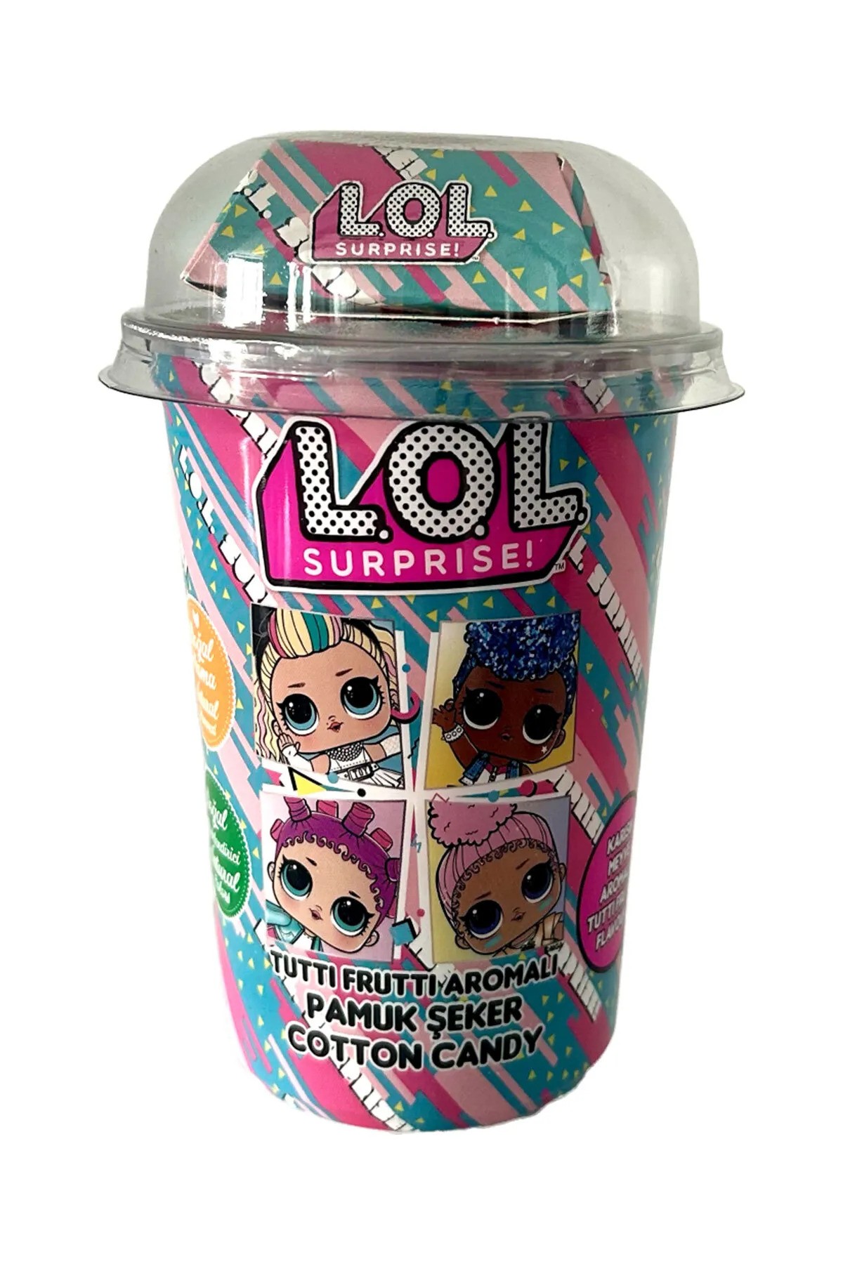 LOL Pamuk Şeker Tutti Frutti Aromalı (20 Gr)