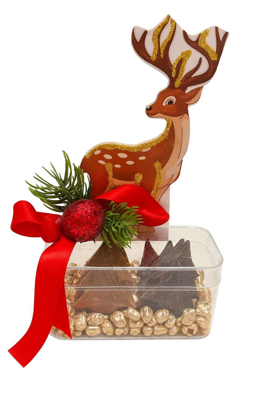 CandyZoo Geyikli Yeni Yıl Çikolata Kutusu