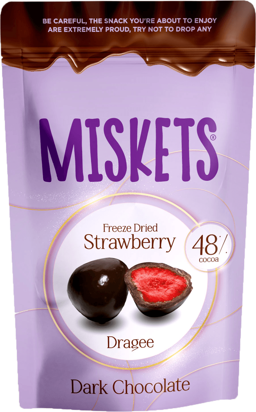 Miskets Bitter Çikolata Kaplı Freeze Dried Çilek