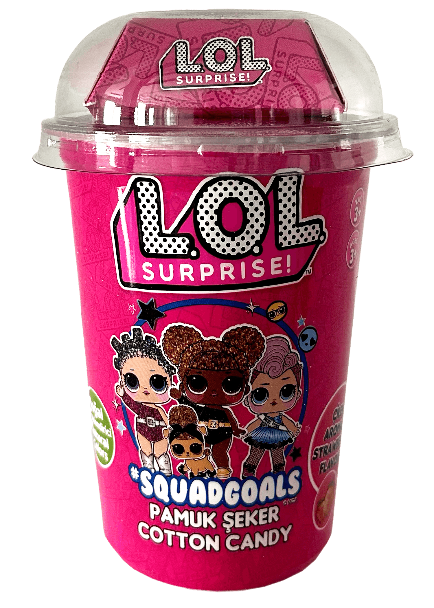 LOL Pamuk Şeker Çilek Aromalı (20 Gr)