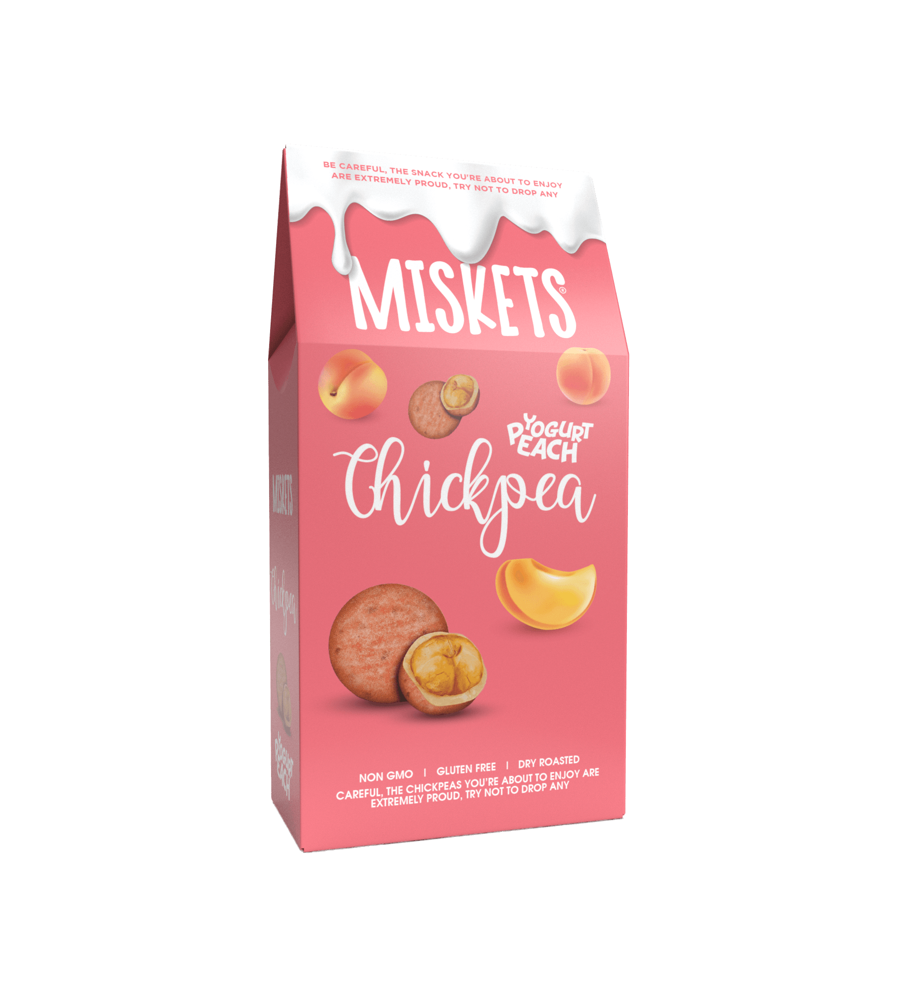 Miskets Şeftali Aromalı Leblebi Draje (80 Gr)