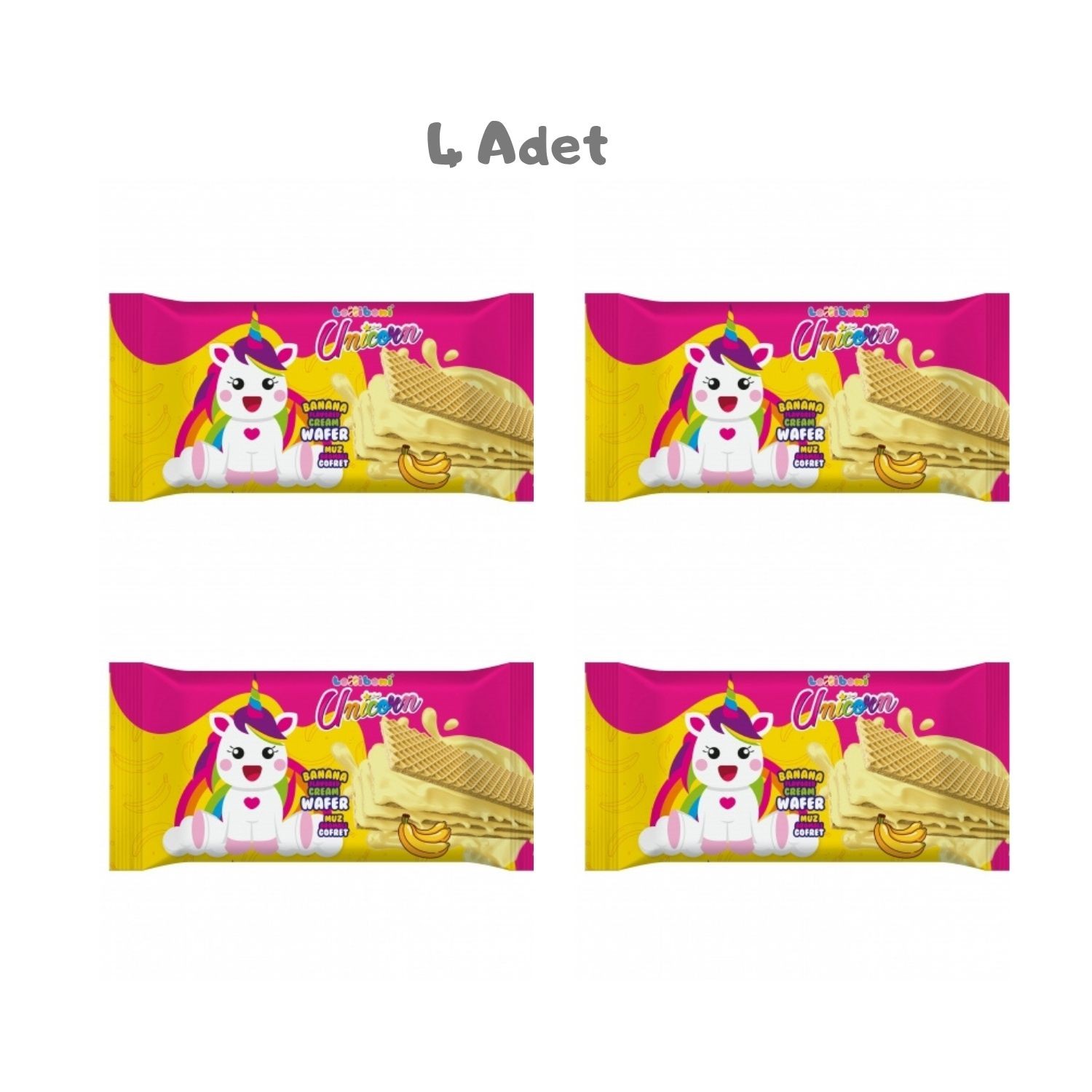 Unicorn Muzlu Gofret 40g 4 Adet
