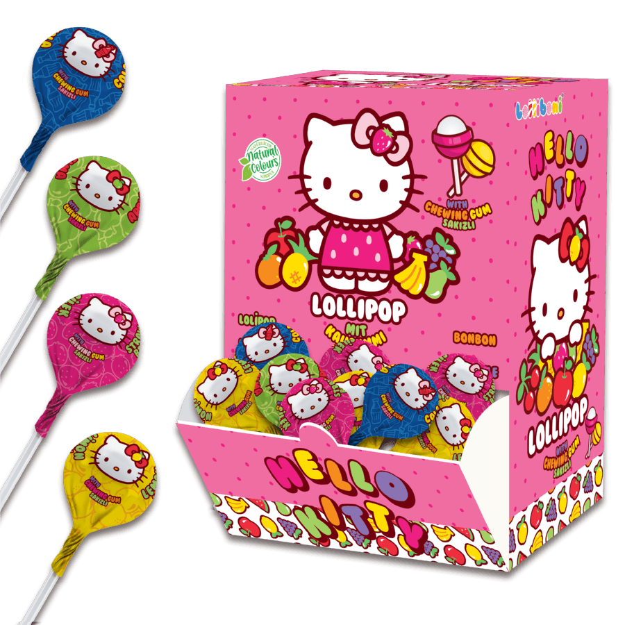Hello Kitty Sakızlı Lolipop (16 Gr.) 1 Adet