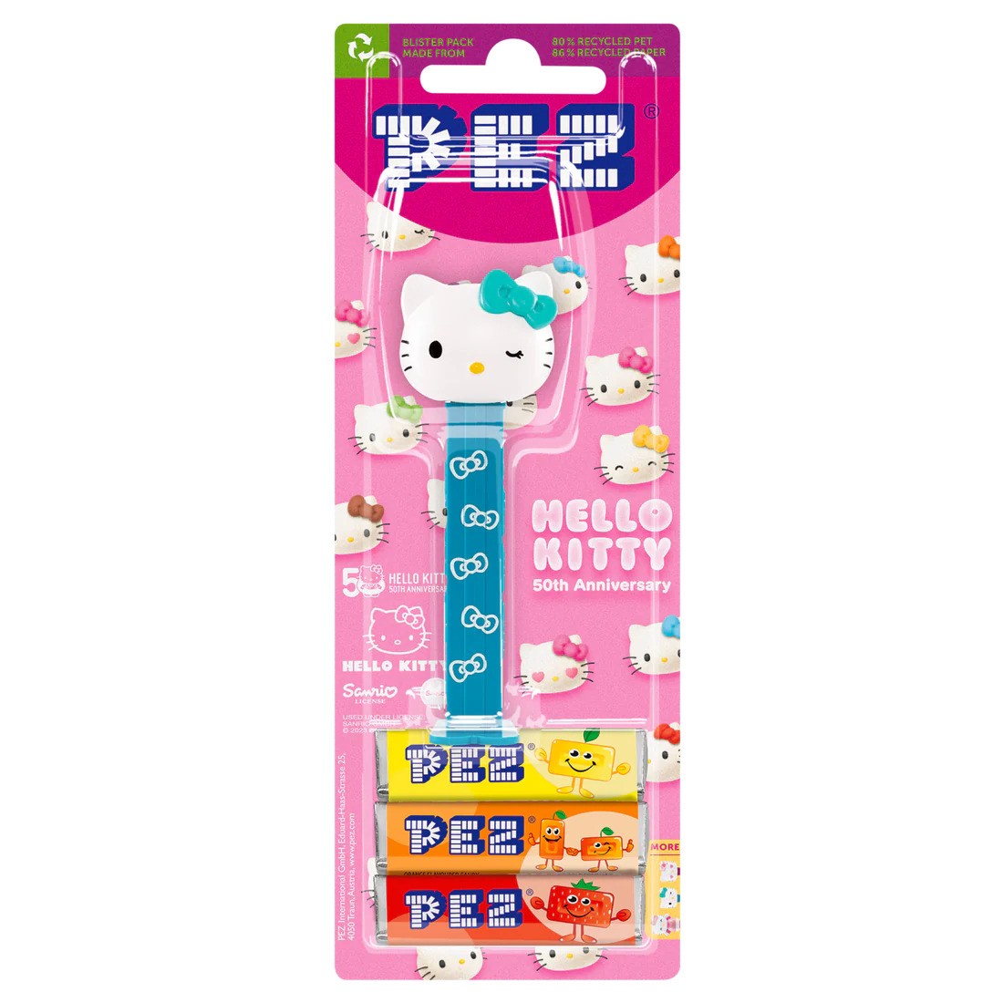 Pez Oyuncaklı Şeker Hello Kitty Blinking (50. Yıl Özel Seri)
