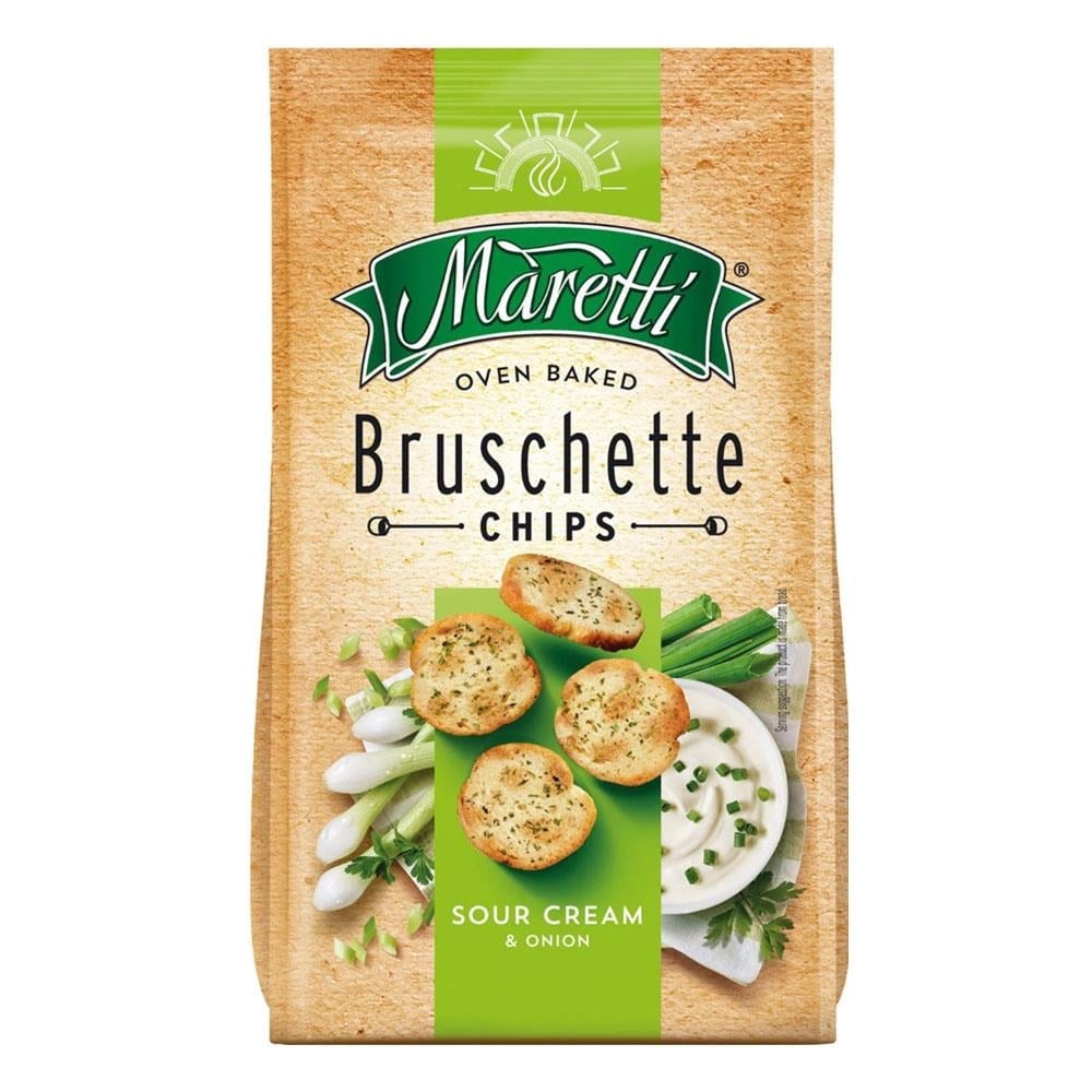 Maretti Bruschette Chips Cream& Onion Kızarmış Ekmek 70 gr
