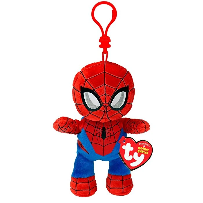 TY Beanie Babies Spiderman - Peluş Anahtarlık