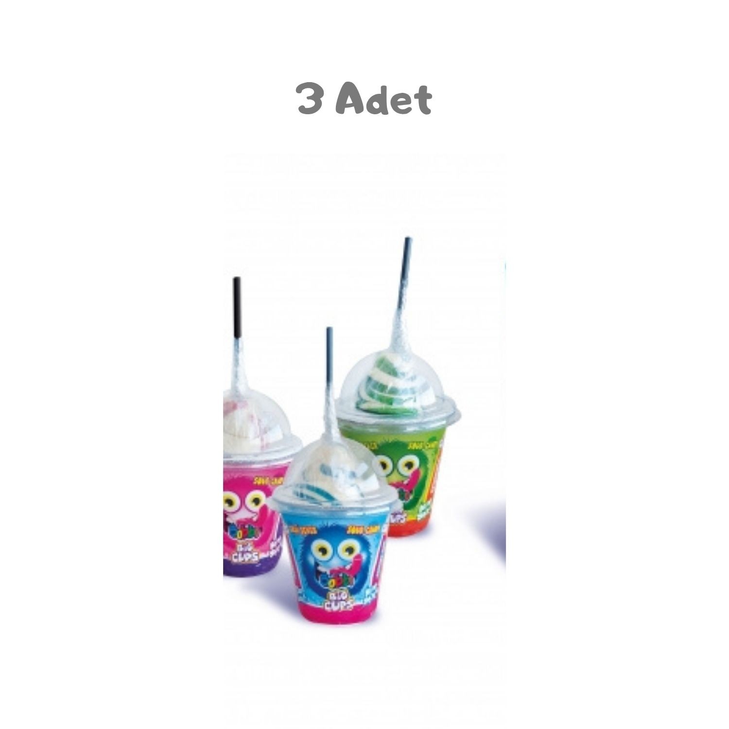 Bobbo Big Cups (39 Gr) 3 Adet