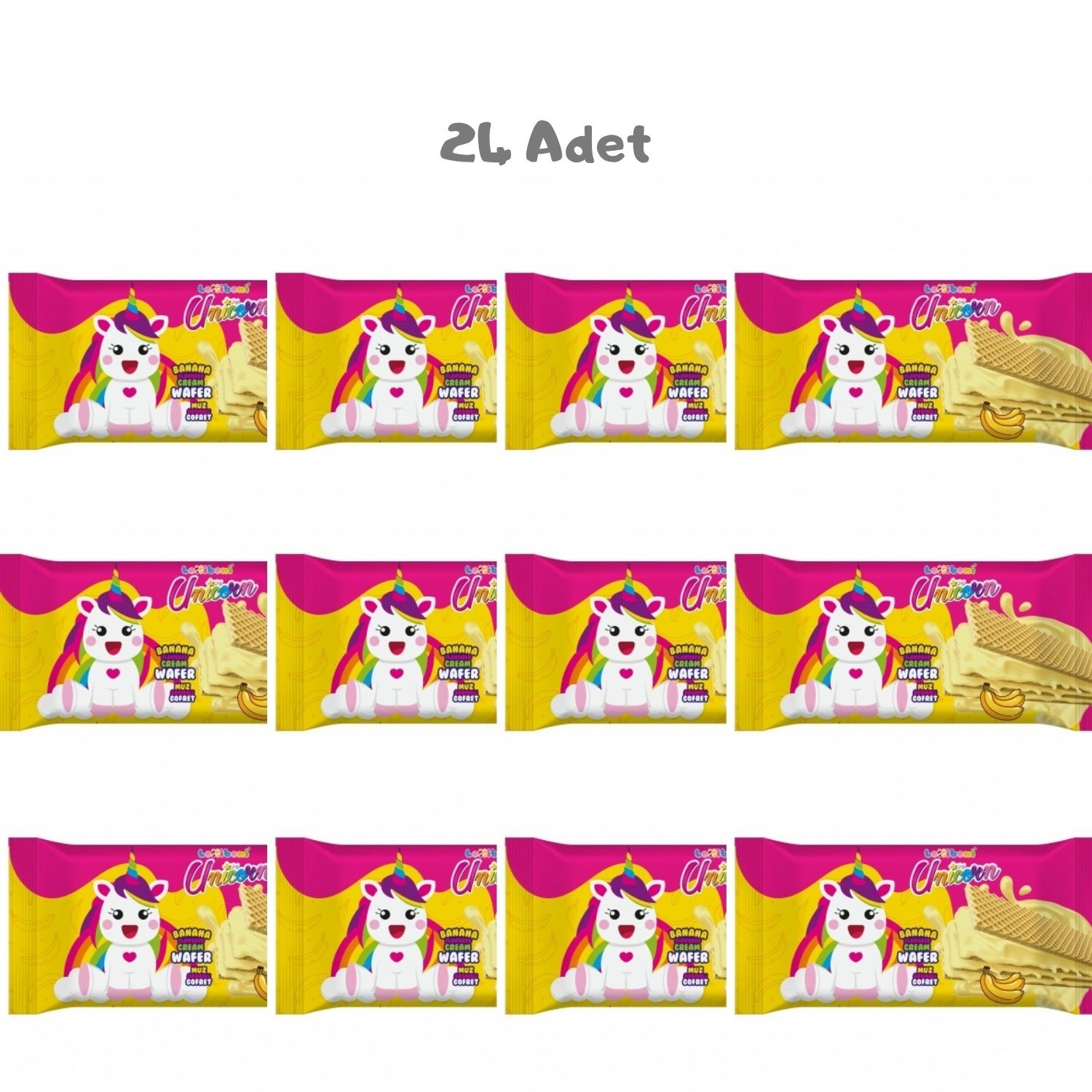 Unicorn Muzlu Gofret 40g 24 Adet