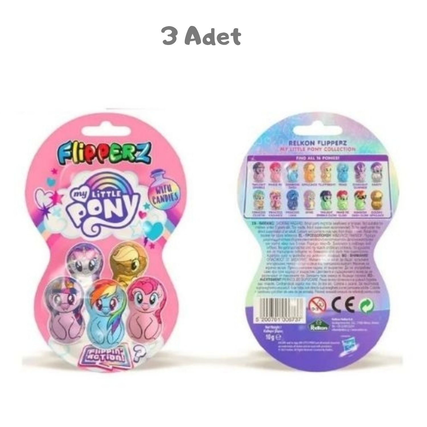 Flipperz My Little Ponny 3 Adet