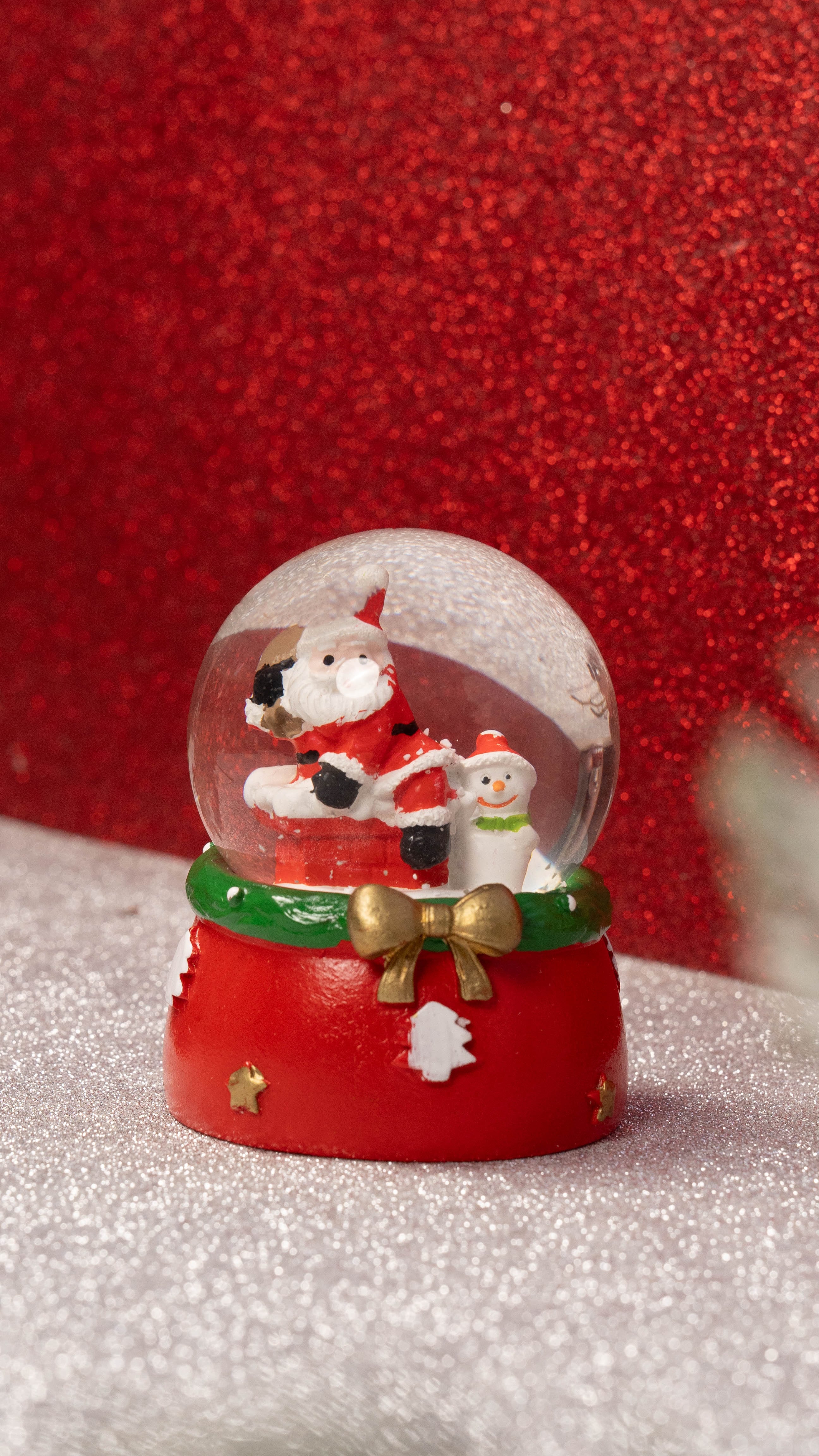 Taros Orta Boy Işıklı Yılbaşı Kar Küresi (9423) 1 Adet